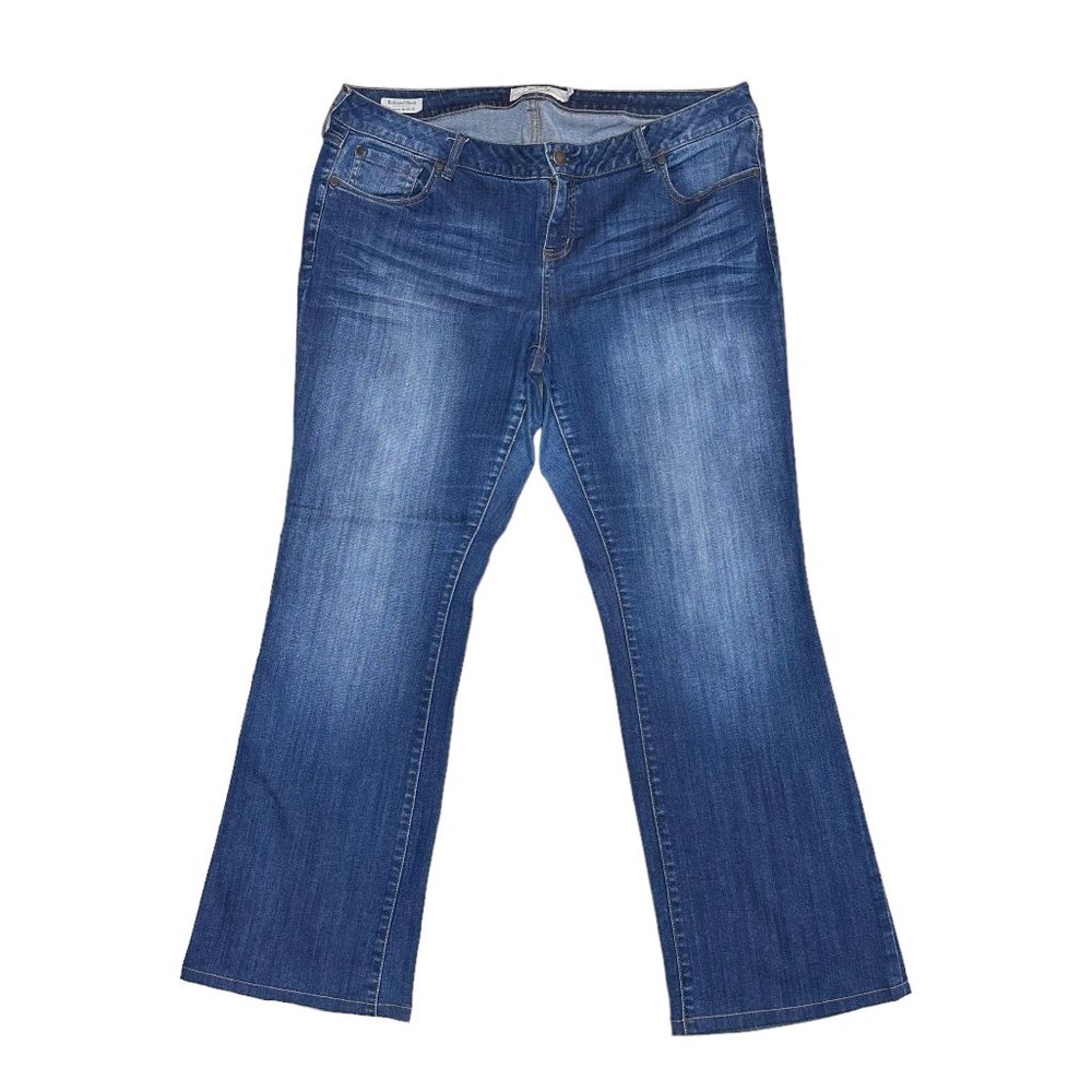 Torrid Relaxed Bootcut Dark Wash Jeans